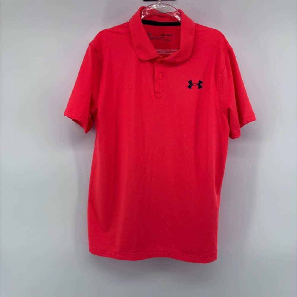 Under Armour Boy's Bright Orange/Red Polo Shirt